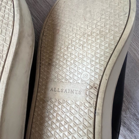 All Saints shana leather sneakers - Picture 3 of 8